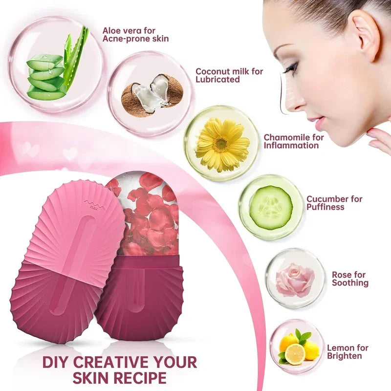 Cooling Ice Face Roller – Skin Tightening & Refreshing