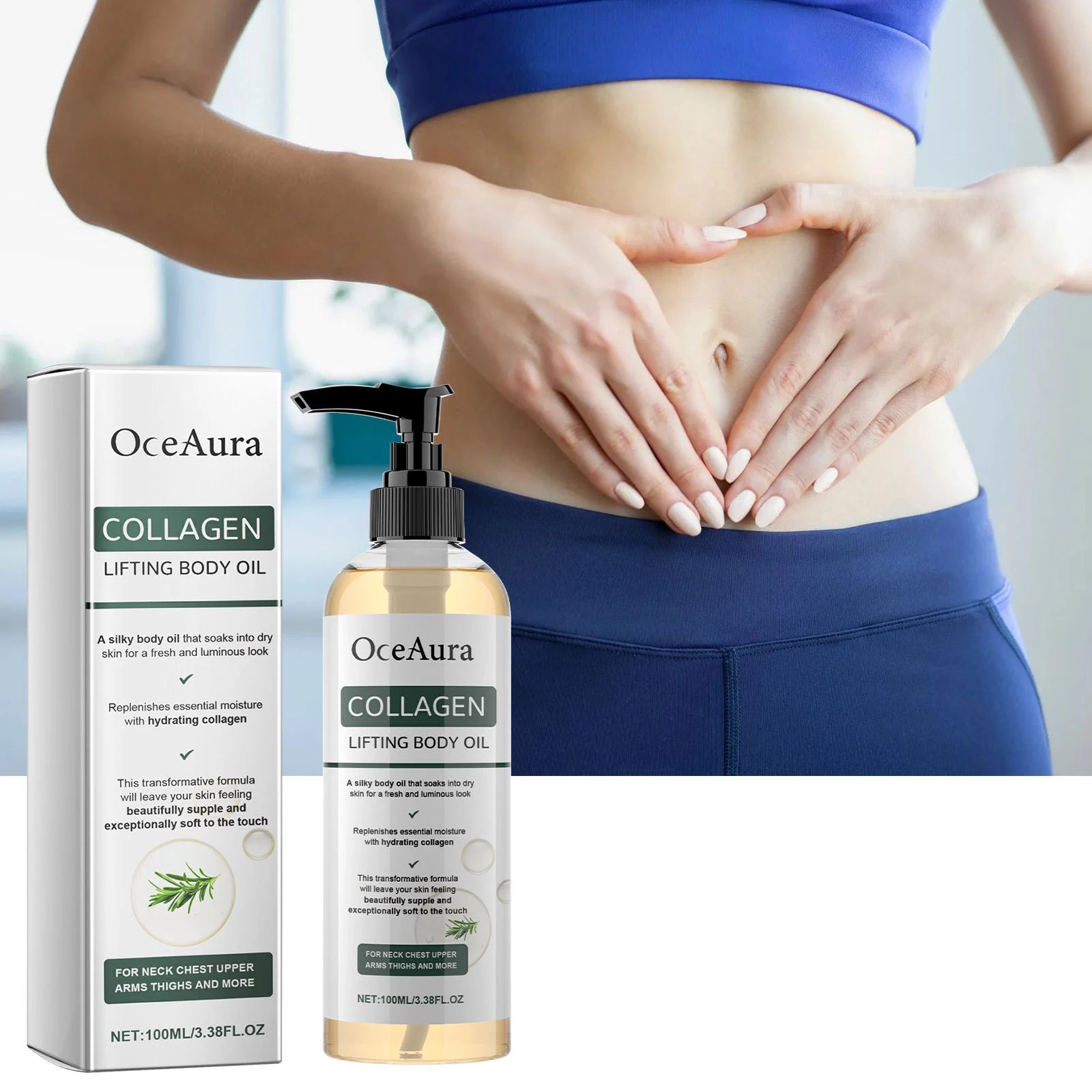 Collagen Body Oil for Dry Skin
