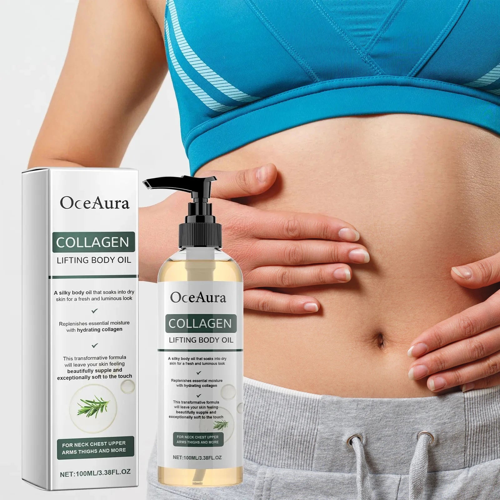 Collagen Body Oil for Dry Skin
