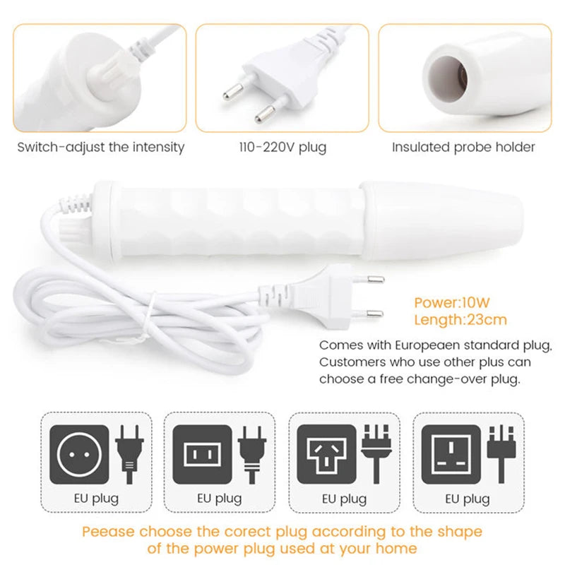 High Frequency Skin Therapy Wand