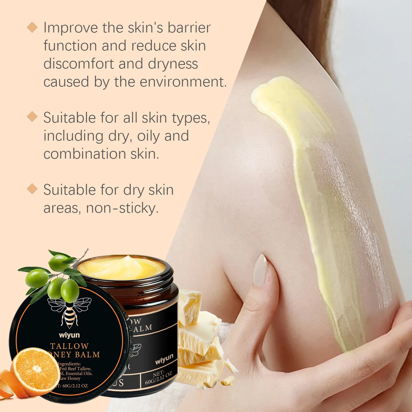 Catchy You Tallow Honey Glow Body Cream