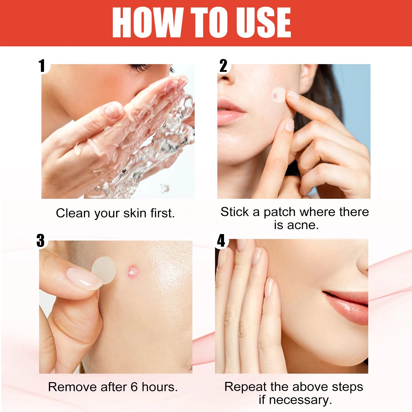Hydrocolloid Acne Patches – 2 Sizes