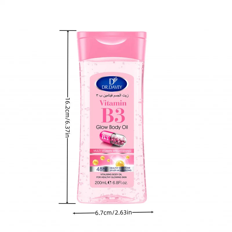 Nourishing Body Oil with Vitamin B3 (clear benefit focus)