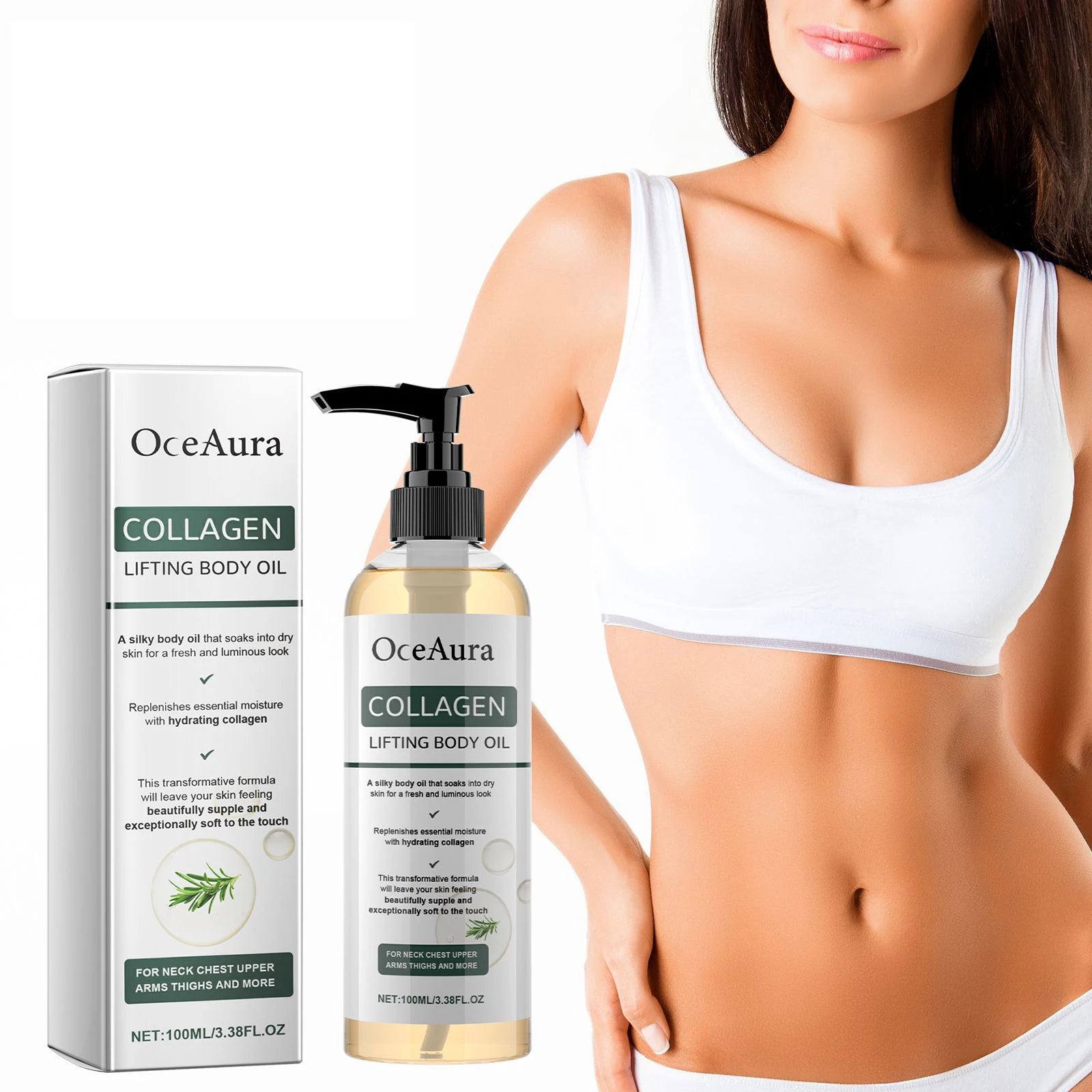 Collagen Body Oil for Dry Skin