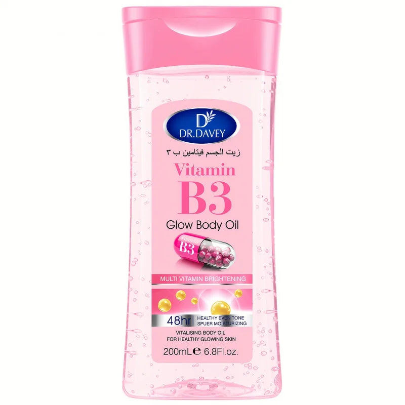 Nourishing Body Oil with Vitamin B3 (clear benefit focus)