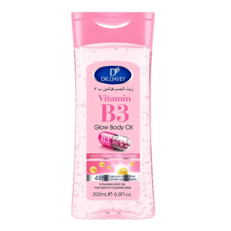 Nourishing Body Oil with Vitamin B3 (clear benefit focus)