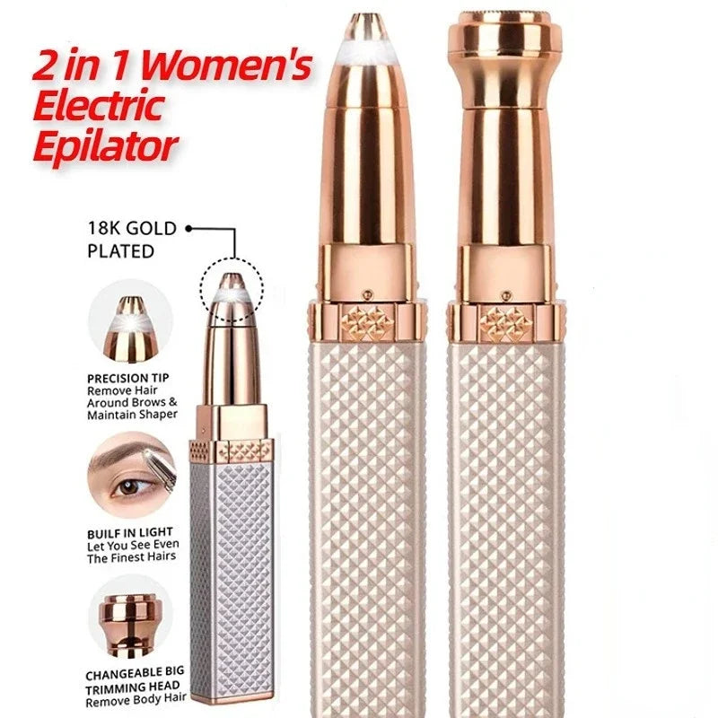 2-in-1 Women’s Electric Epilator & Shaver