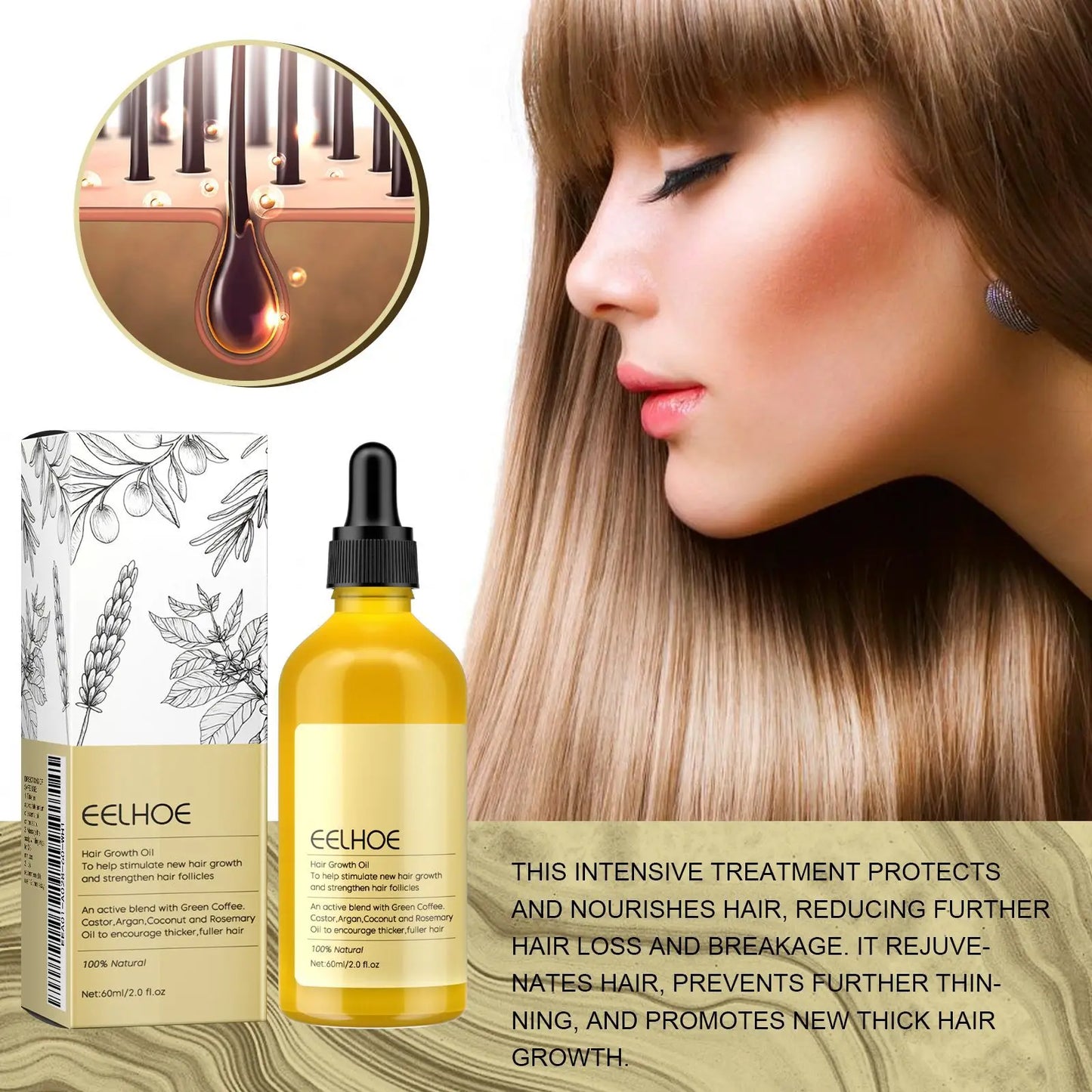 Catchy You Rosemary Hair Growth Oil