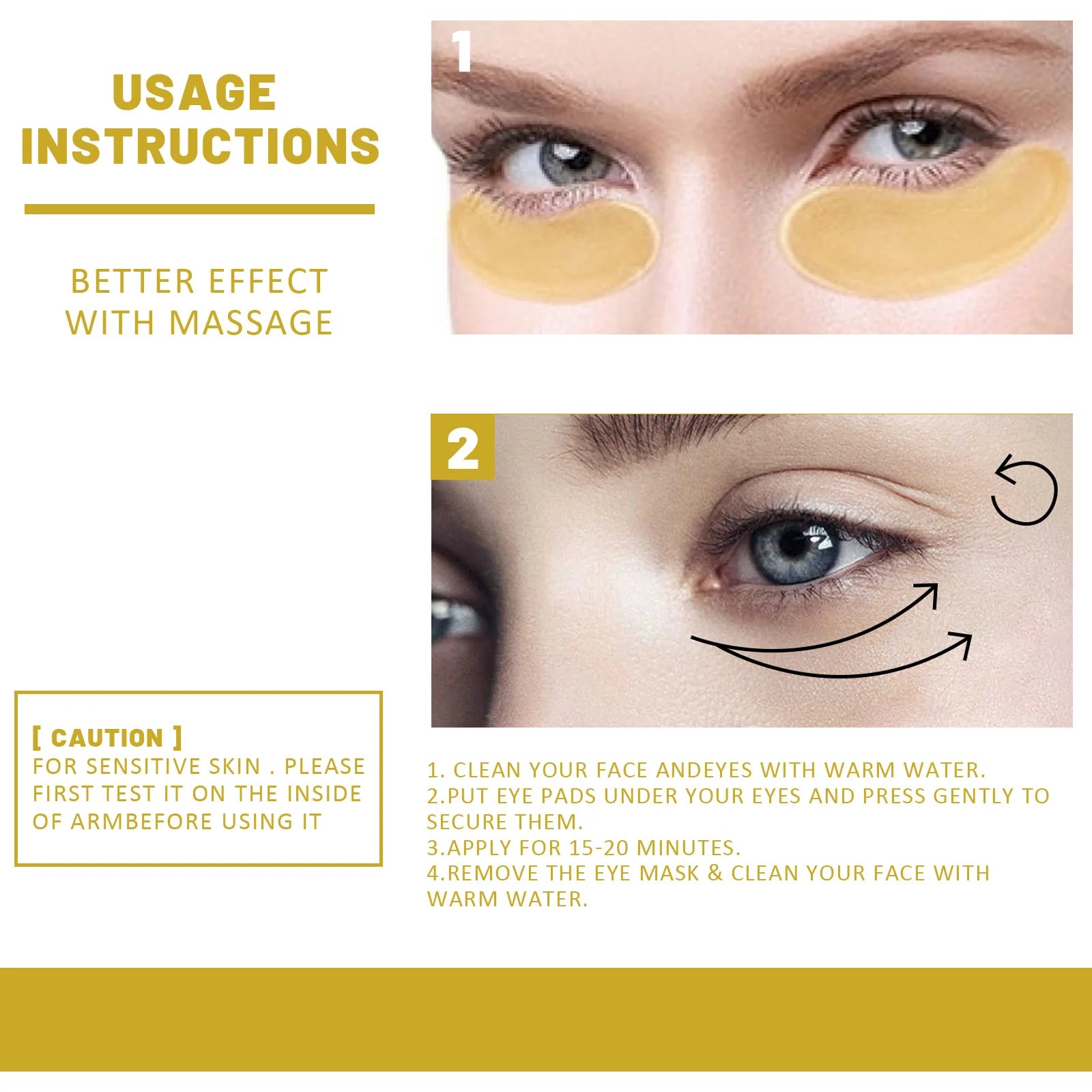 EELHOE Collagen & Hyaluronic Eye Mask