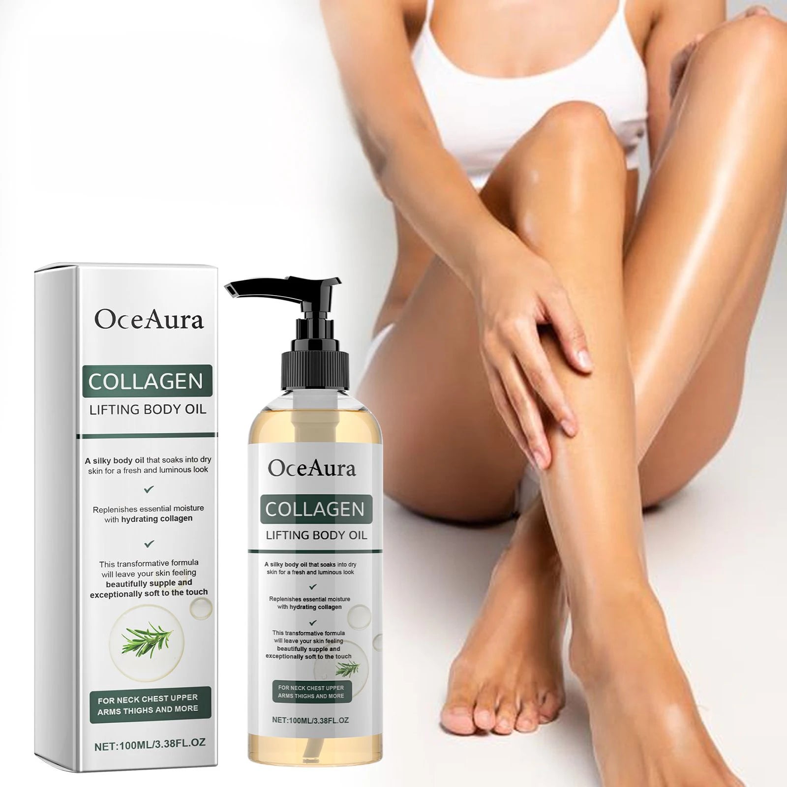 Collagen Body Oil for Dry Skin